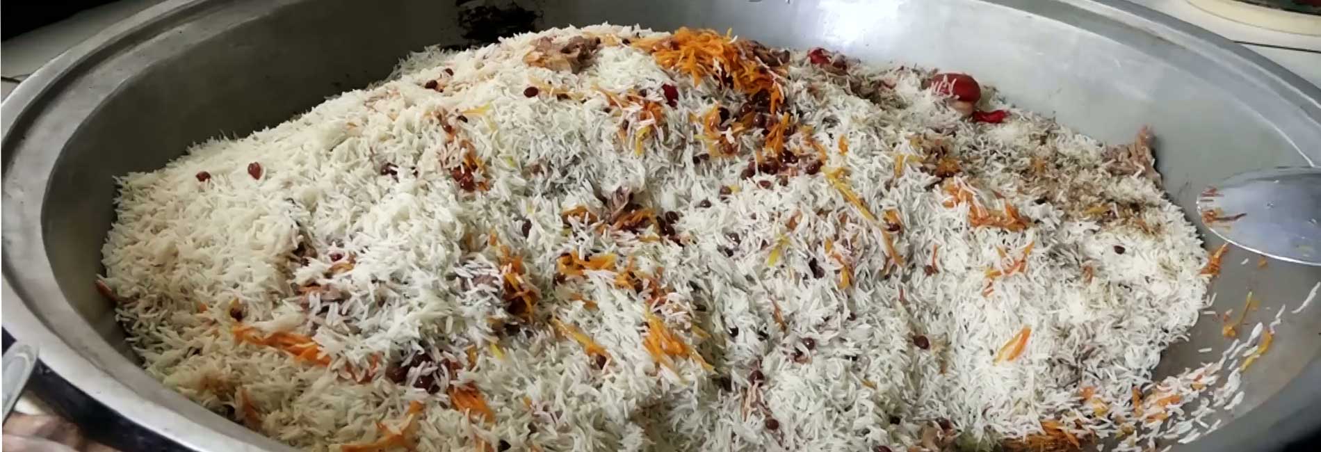 طرز تهیه قابلی اندخوی در رستورانت اوزبیک پلو- آریانا