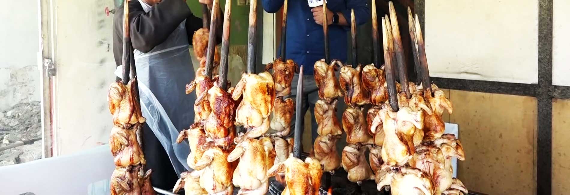 طرز تهیه مرغ سجی در رستورانت افغان دربار- آریانا